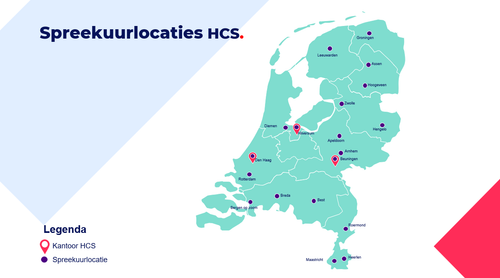 Spreekuurlocaties HCS door heel Nederland